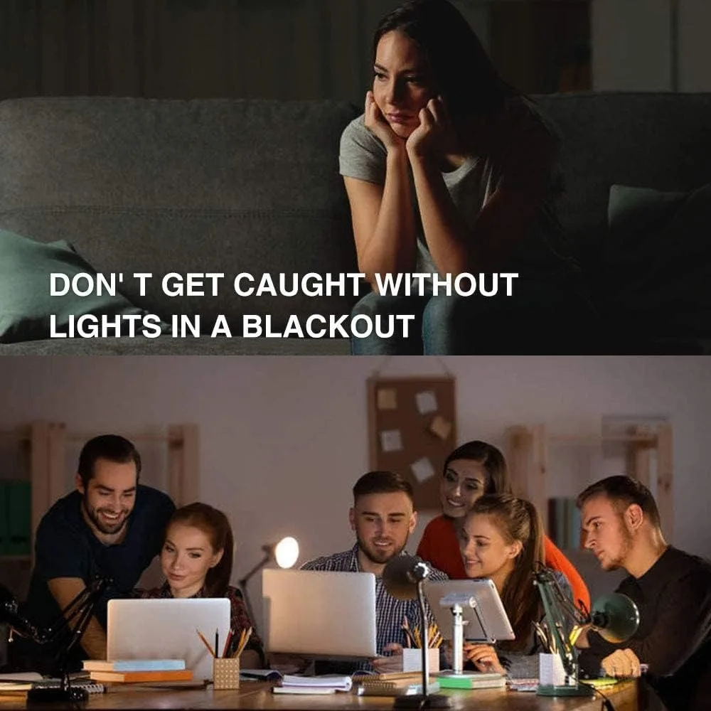 E27 LED لمبة الضوء في حالات الطوارئ 9 واط/15 واط عالية السطوع ضوء لمبة التخييم في الهواء الطلق الصيد الموفرة للطاقة ضوء الطوارئ لمبة #3