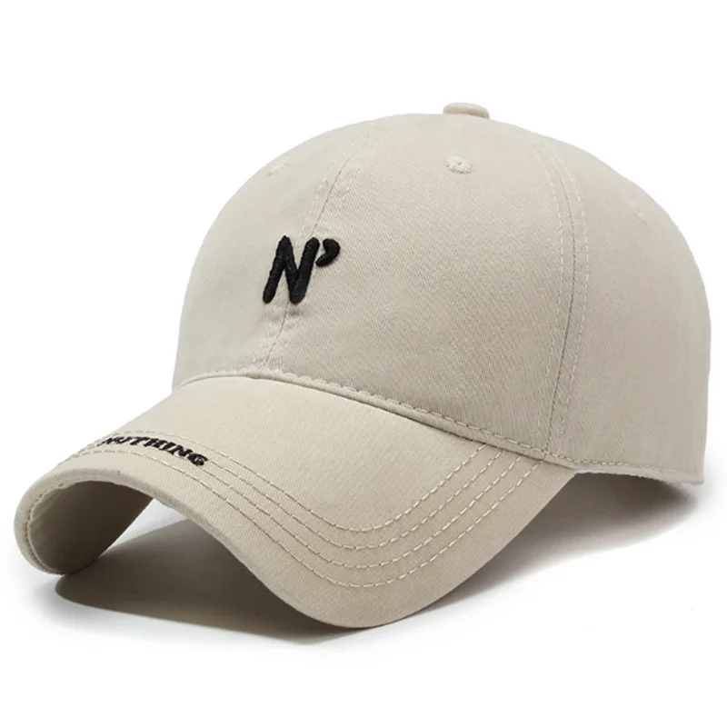

2025 New Spring Washed Cotton Embroidery Baseball Caps For Men And Women Personality Vintage Retro Golf Cap Party Hats Unisex