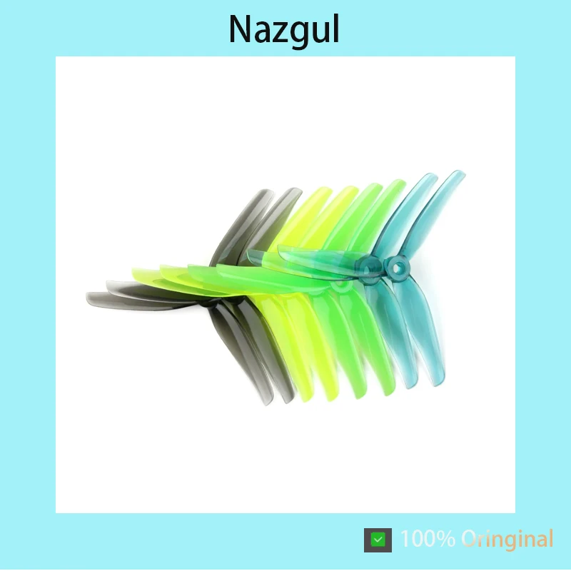 Nazgul F5 3-Blade Propellers, 5.1 inch FPV Freestyle Props, High Efficiency, Quiet & Crash Resistant