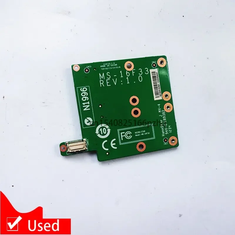 Used  For MSI GX70 GT70 GT60 Dual MSata Super Raid Controller Board MS-16F33 REV 1.0