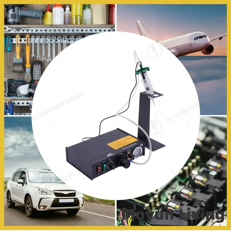 Semi-Automatic/Manual Glue Dispenser Pneumatic Dispensing Controller Vacuum Back Suction Device Precise Drip 982 Paste Dropper