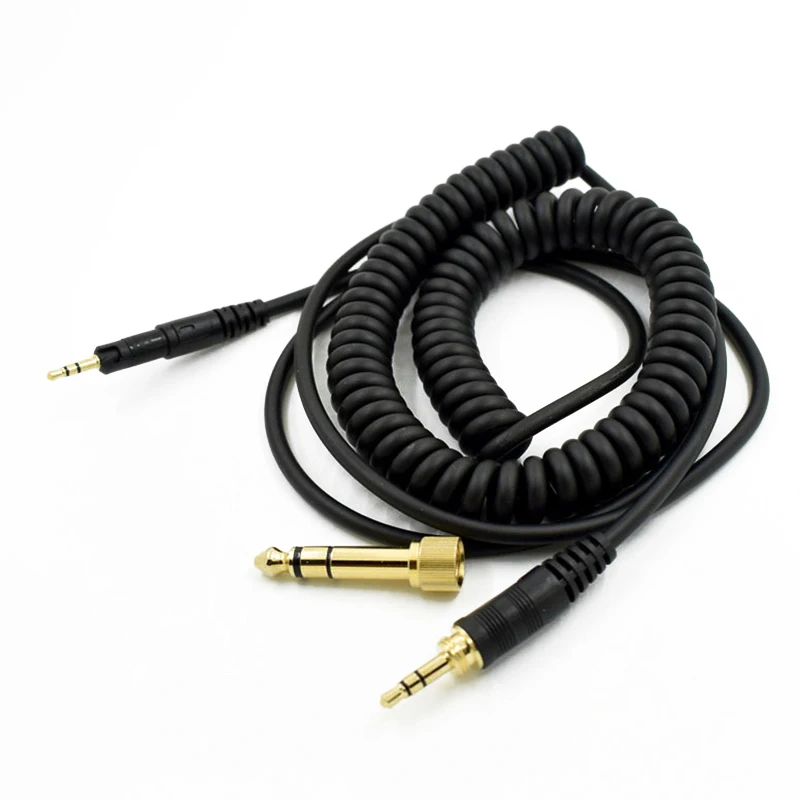 Audio-Technica HP-CC Vervangende Opgerolde Kabel Voor ATH-M40x En ATH-M50x Koptelefoons Met Koptelefoon En Koptelefoon