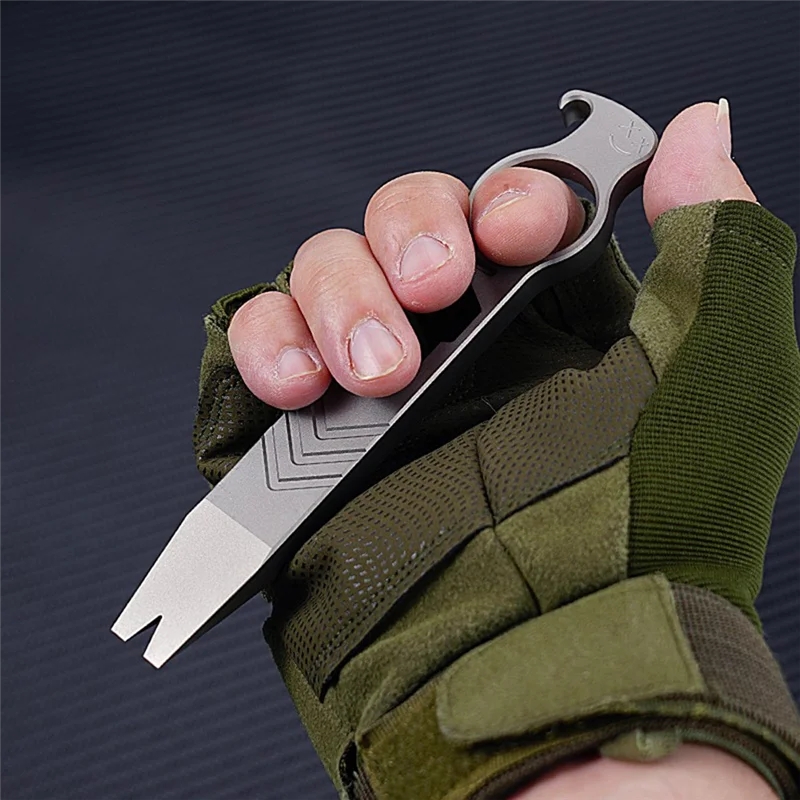 

ABUG-Multifunction Crowbars With Bottle Opener Wrench Nails Lifter, Fall Protections Rings Great Gifts For Men Women