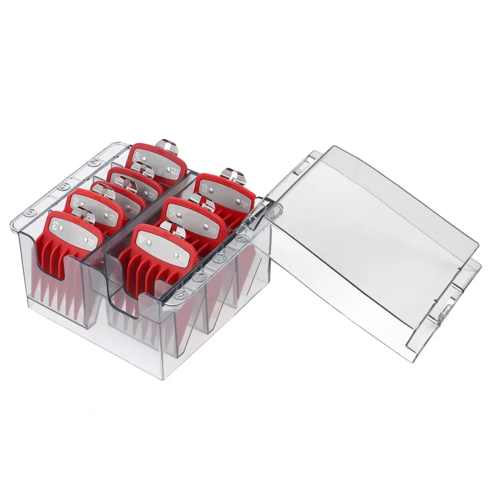 PP Plastic Blade Organizer Waterproof Non Skid Blade Storage Case With Lid Professional Storage Case Rack Hair Salon