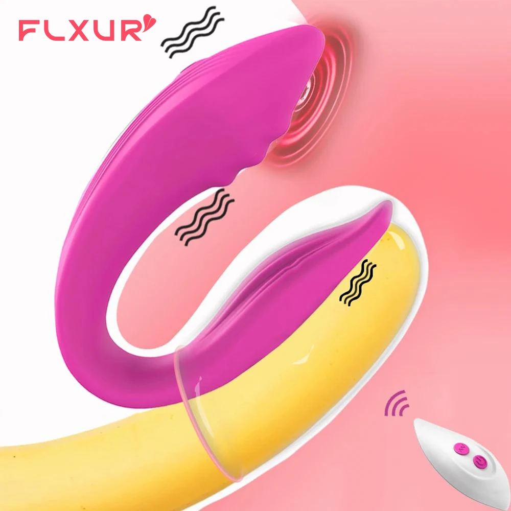 FLXUR-Vibromasseur sans fil pour couples, point G, anti-clitoris, masseur, culotte, jouets sexuels pour adultes de 18 ans et plus, 7.0