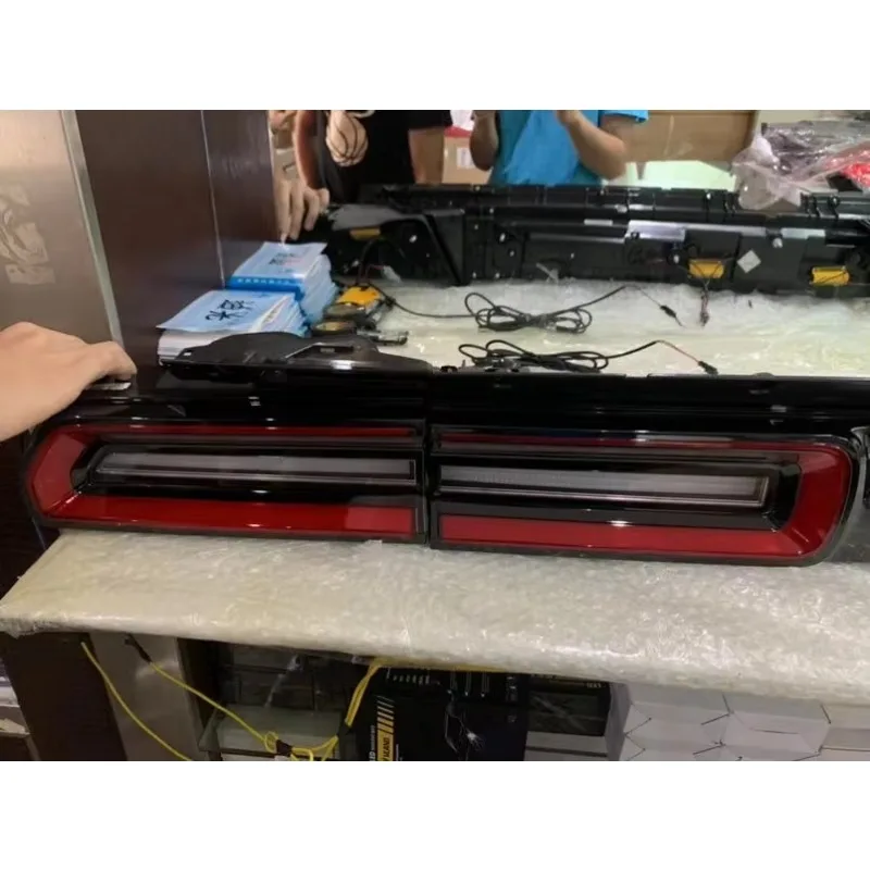 Pair of Car Tail Light Assembly Taillight 08-14 LED Brake Signal Light Tuning Parts Car Rear Lamp System