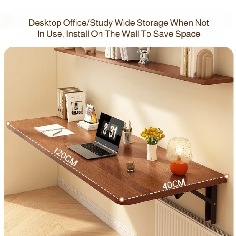 Bureau pliable mural table pliante table d'étude murale balcon contre le mur suspendu table d'appoint murale