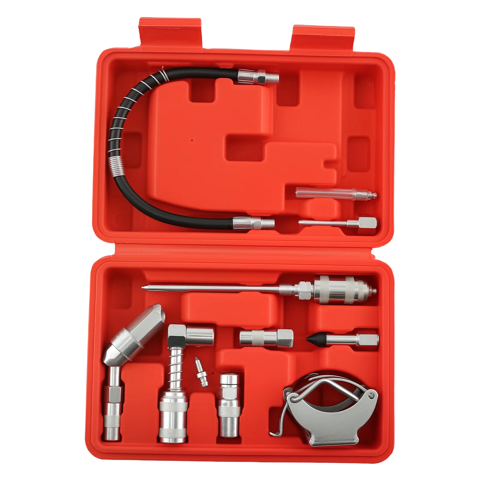 

Complete Grease Gun Tool Set 3000PSI with 9 Fittings and Storage Case