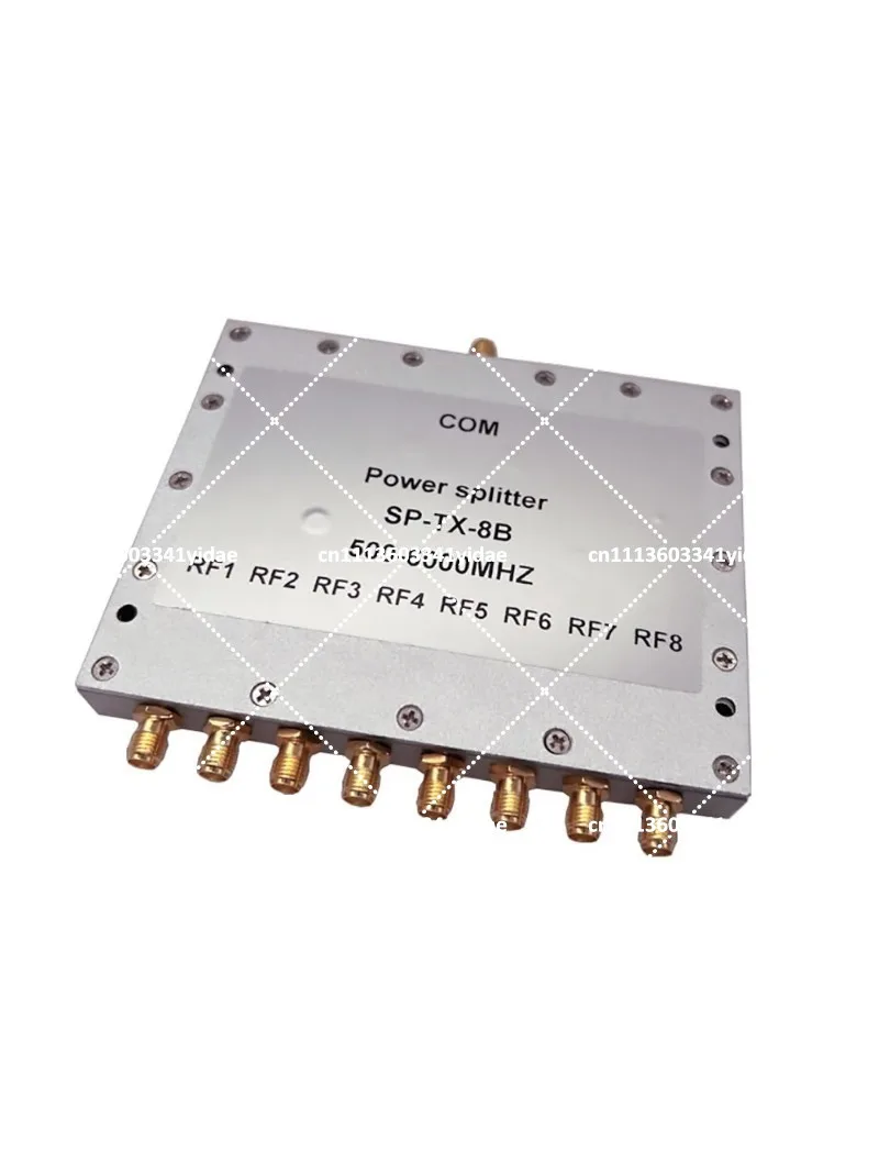 8 Way SMA Power Divider 500MHz-6000MHz Signal Splitter N Female Distributor for 2.4G 5.8G Wireless