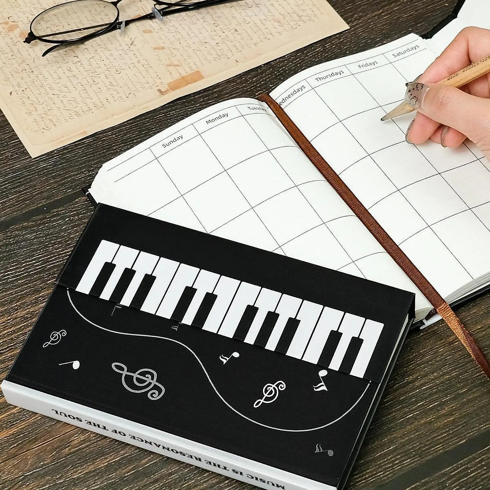 Пустой блокнот для заметок, дорожный дневник, личный ежедневный журнал для девочек и взрослых