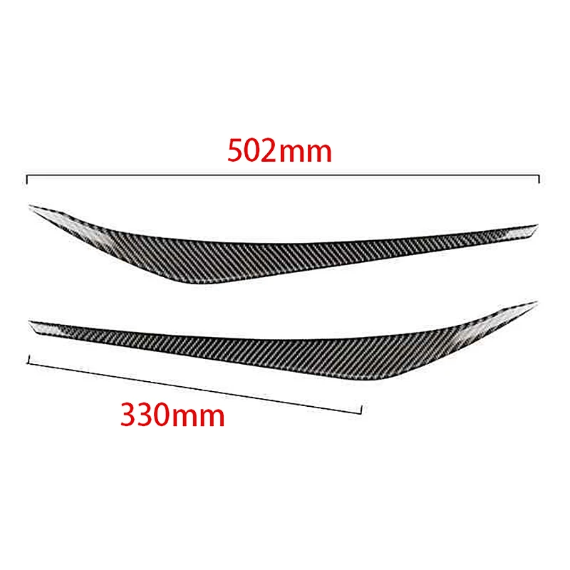 Pair Car Headlight Eyebrow Point Molding ABS Decoration Trim Cover For Elantra AD 2016-2018 Car Styling Sticker