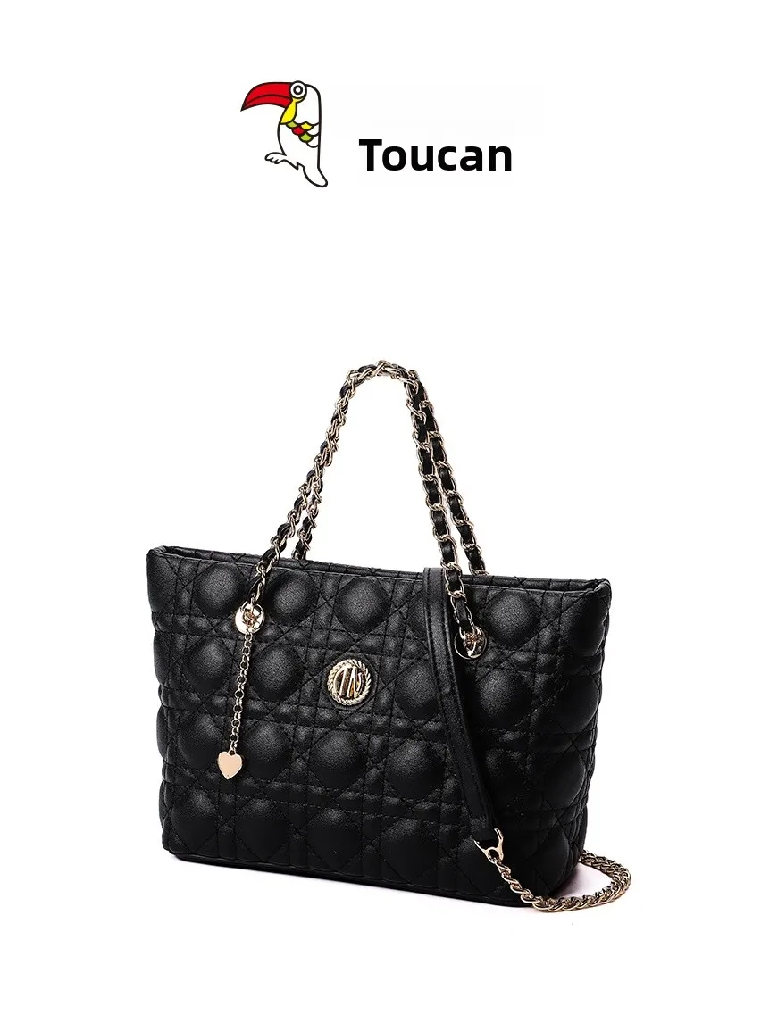 Bolsa Bucket Feminina TUCANO, Bolsa Transversal Fashion, Versátil, em Couro Legítimo, Bolsa Pequena de Ombro Único, Estilosa