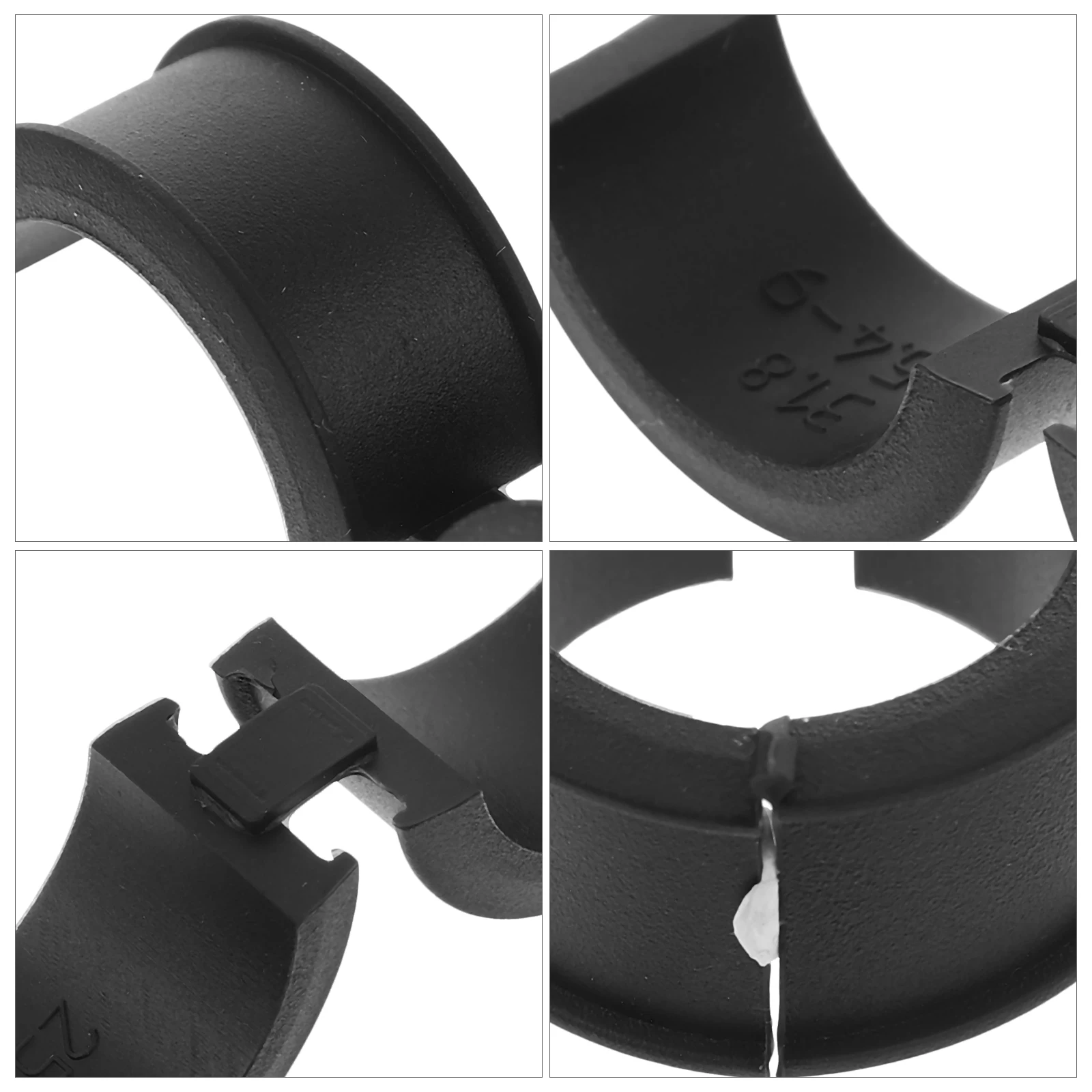 

2pcs Bike Handlebar Gasket Replacement Silicone Gaskets Flexible Small Washers For Mountain Bike Nonskid Handlebar Bracket Pads