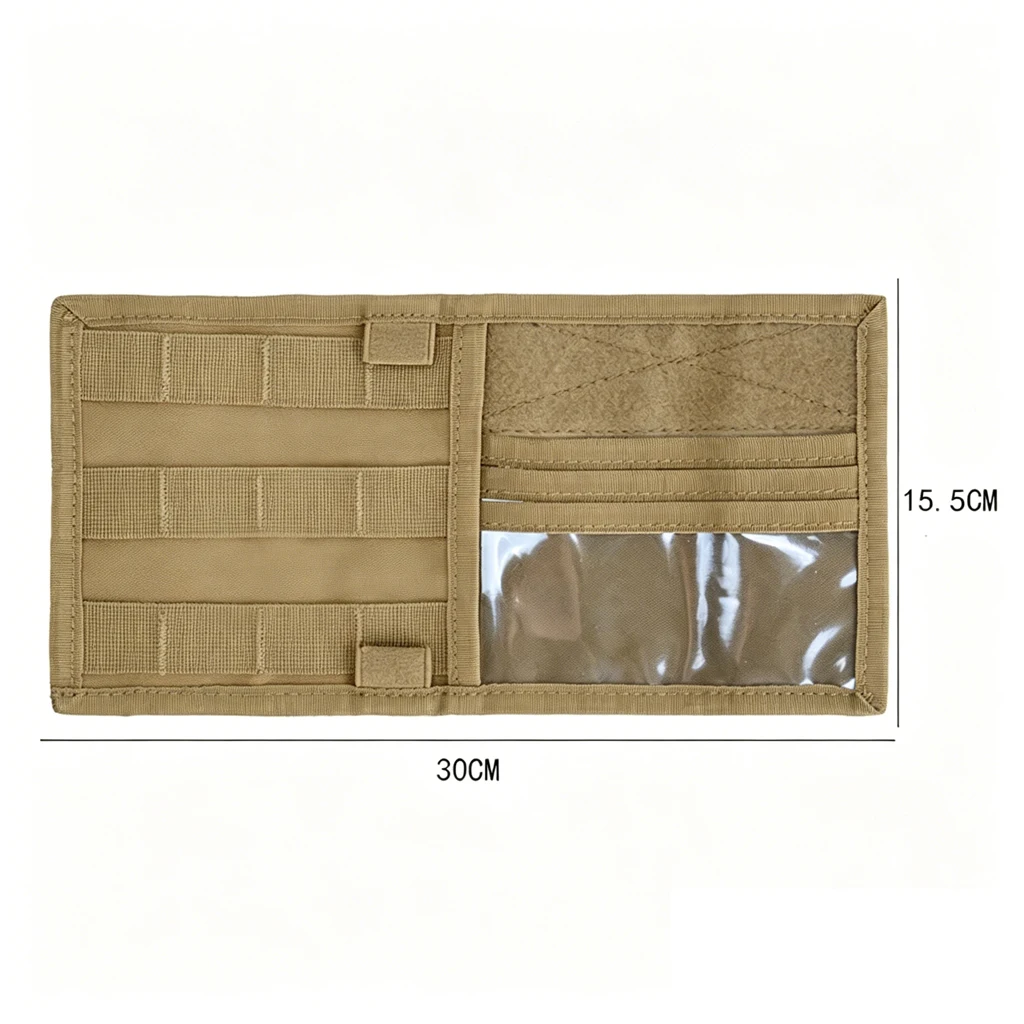 Universeller Auto-Sonnenblenden-Organizer, Aufbewahrungsclip für Auto-Zubehör, Molle Jagdausrüstungstasche – Detail 1