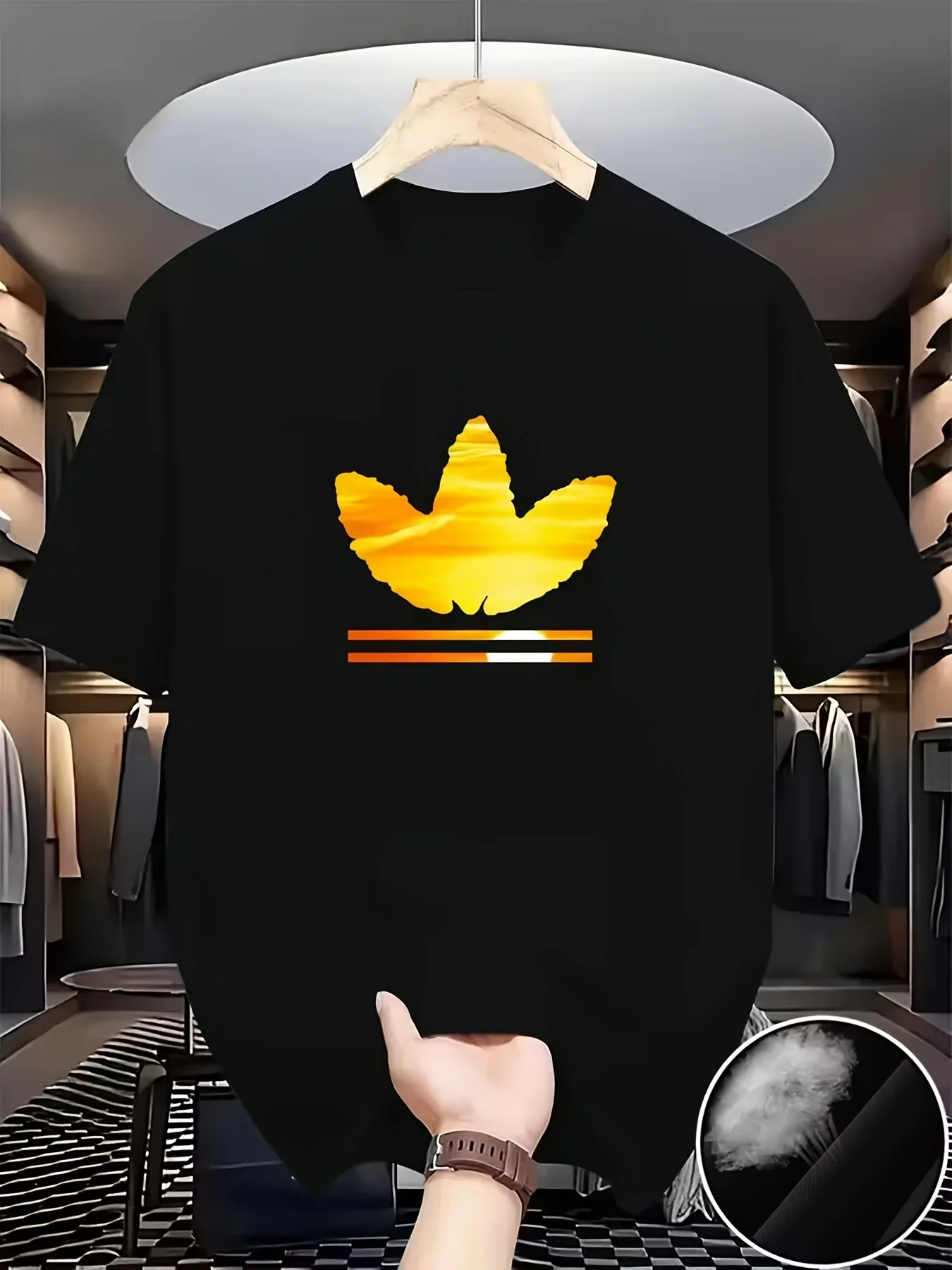 Hardcore punk New York skeleton graffiti letter print T-shirt, men's must-have simple cool top