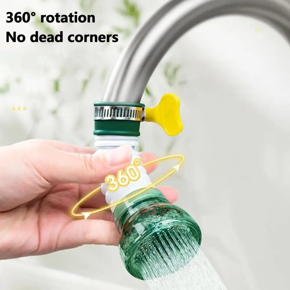 Water-saving Shower Head High-pressure Shower Head Efficient Kitchen Faucet Filters Retractable Splash Head Filtration for Even