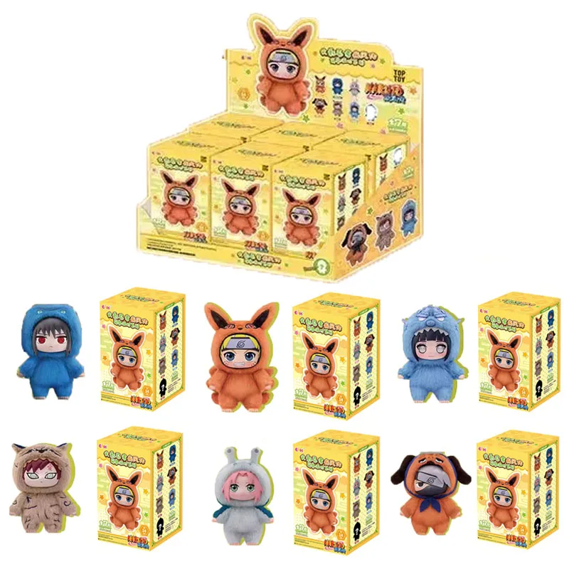 

Горячая оригинальная слепая коробка Eaki Naruto, Shippuden Beast Party Series, плюшевая кукла, милая коллекция, фигурки, украшения, Рождественский подарок