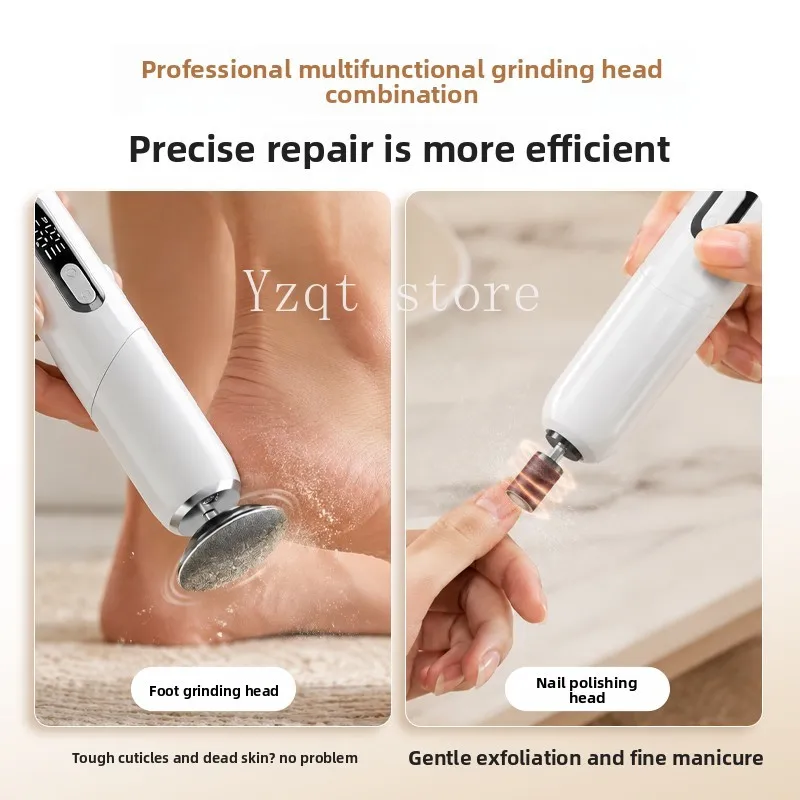Electric pedicure high-power pedicure to remove dead skin calluses, change heads, scrape foot skin and polish heels