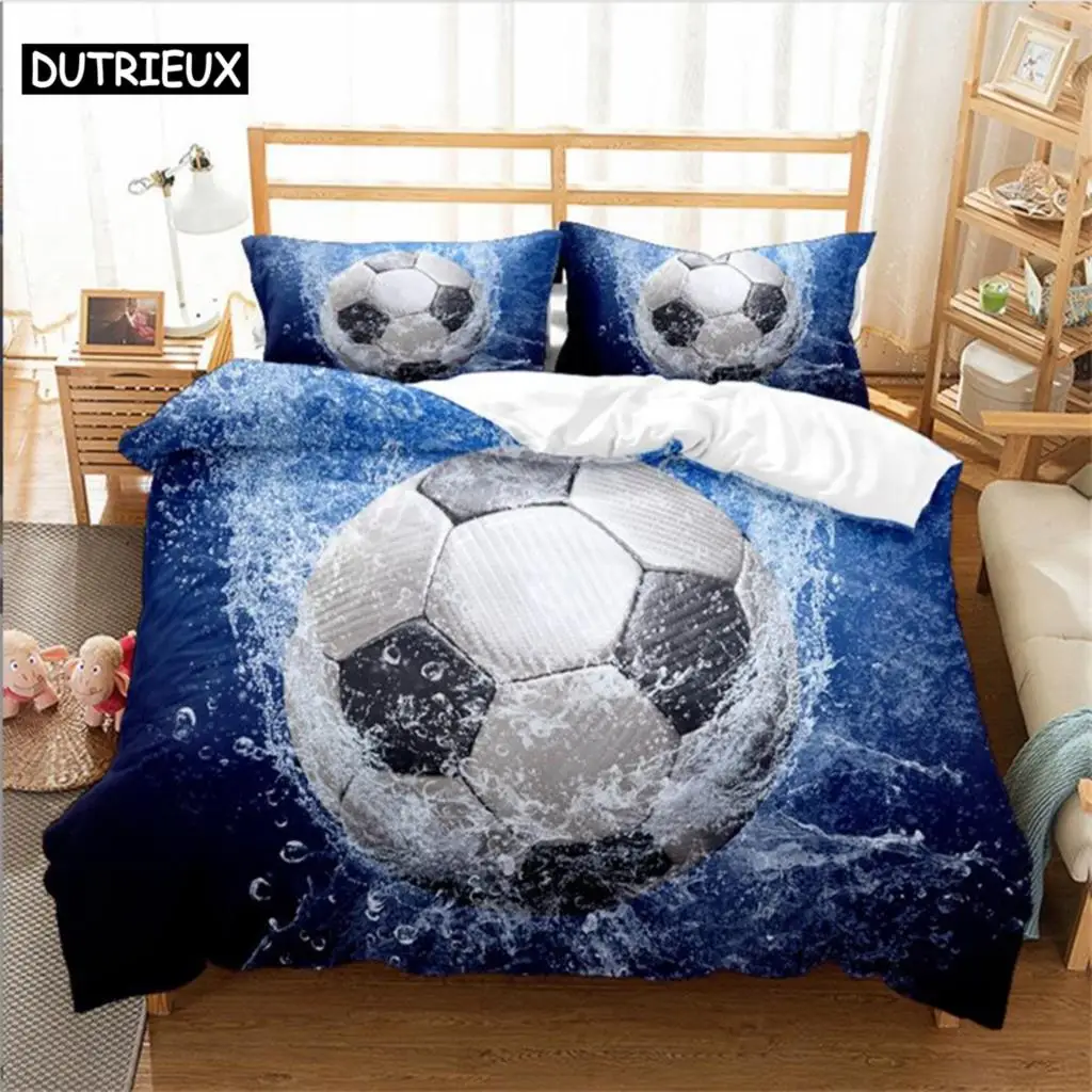 

Football Star Bedding Set Duvet Cover Set 3d Bedding Digital Printing Bed Linen Queen Size Bedding Set Fashion Design