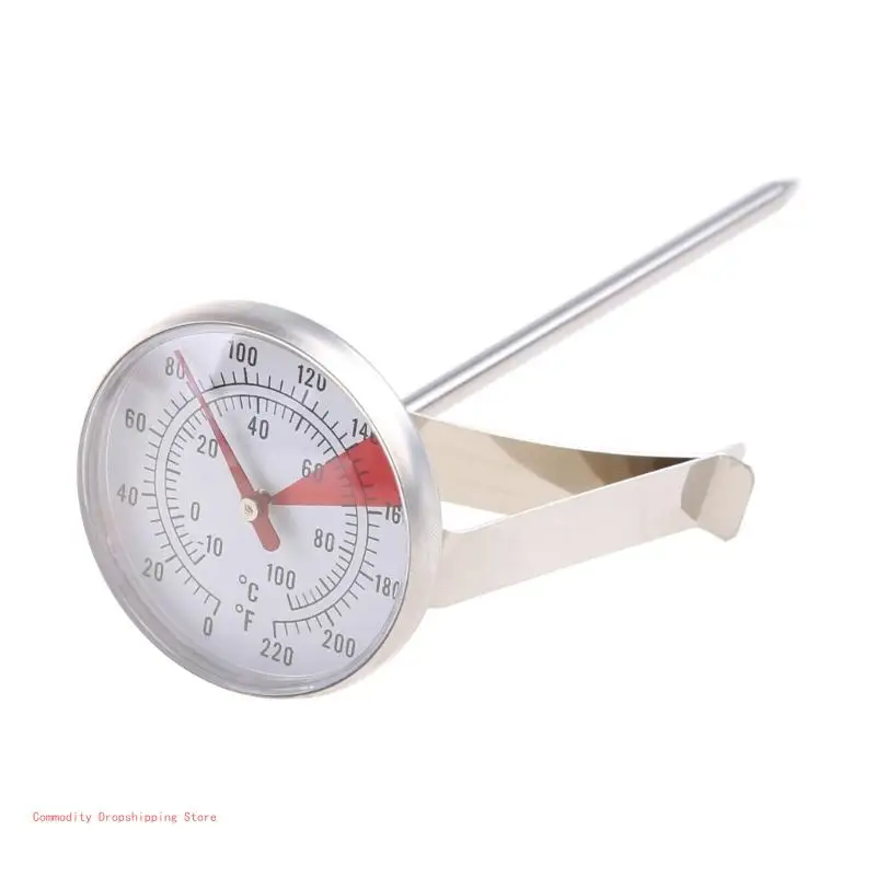 Stainless Steel Thermometer, Cooking Oven, BBQ, Milk Probe Gauge, 100 °C