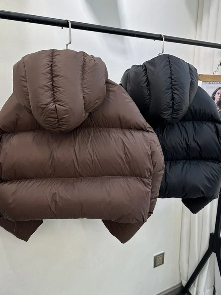 Jmprs-ropa de calle para mujer, abrigo acampanado Vintage, Parkas informales de manga larga, chaquetas coreanas de invierno cálidas y gruesas que combinan con todo, chaquetas de algodón liso