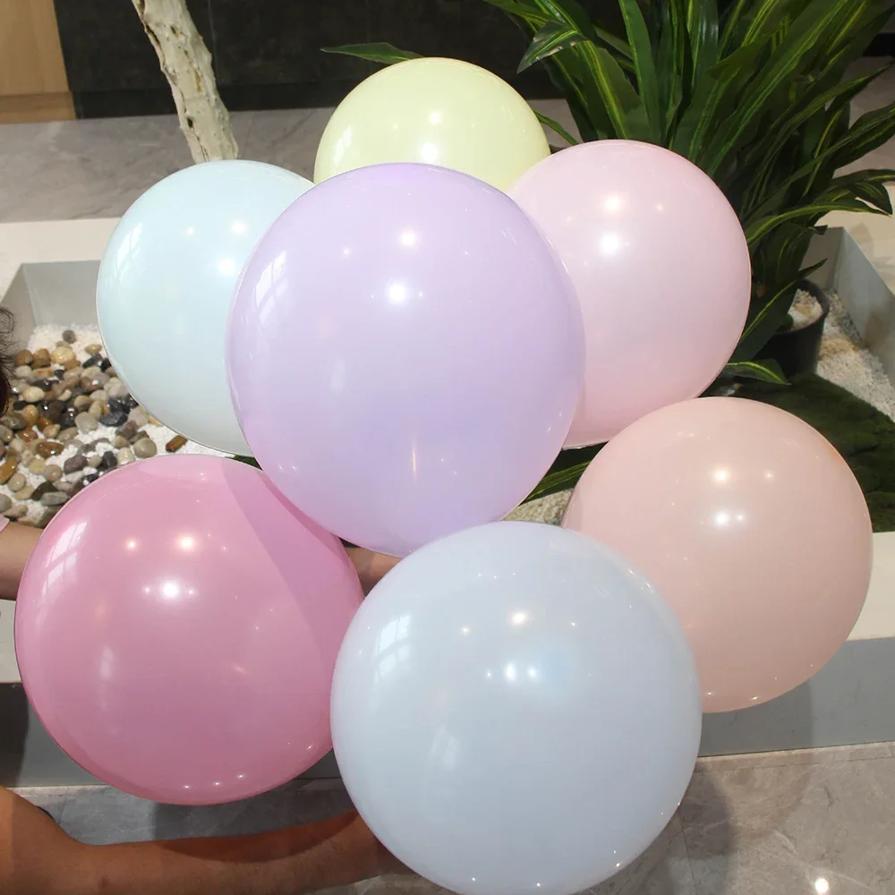 New 10/20/30pcs 5/10/12Inch Pastel Latex colorful Balloon Macaron Pink Blue Balloon Wedding Birthday Party Baby show Decoration 