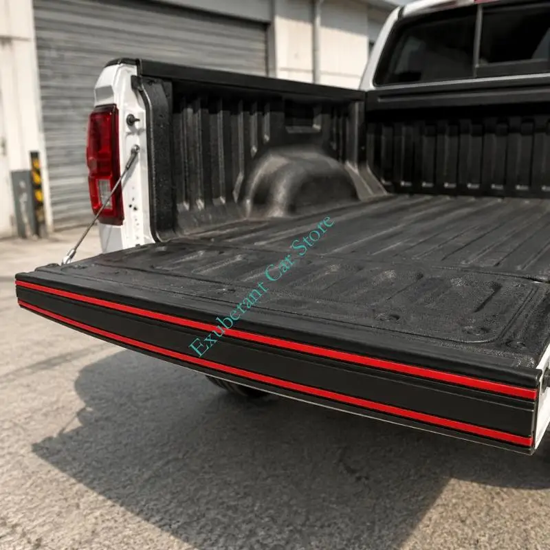 Truck Rear Gate Seal with Continuous Flexible Plastic Construction, Helps Reduce Dust Rainwater Mud Snow and Road Debris