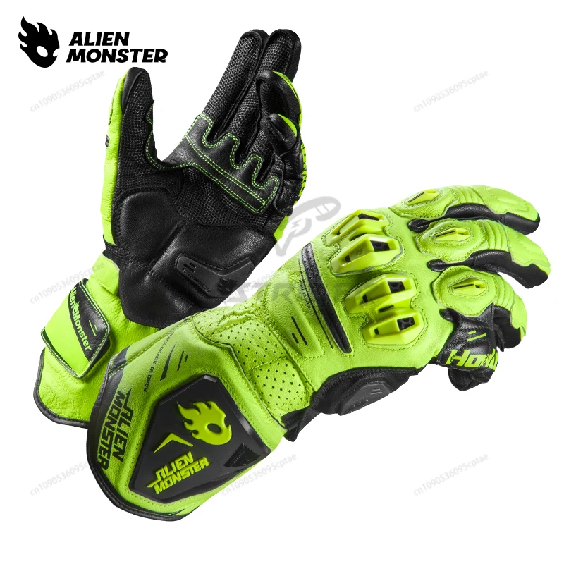 

Перчатки Alien Monster Roar GT, мотоциклетные кожаные локомотивные оборудование, летняя дорожка для верховой езды, конкурентоспособная сертификация CE2, мотоцикл