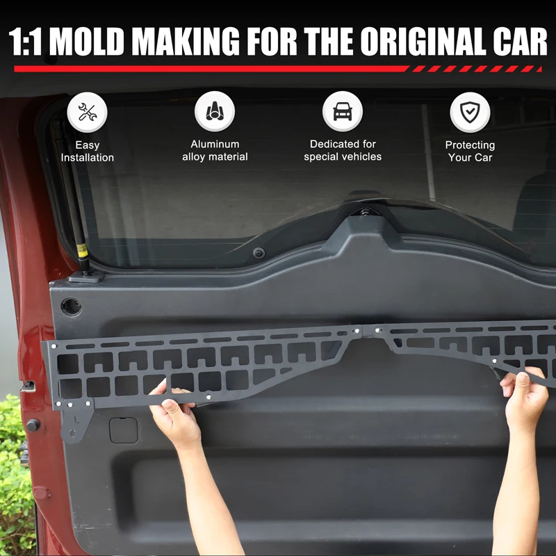 

Рамка для хранения задней двери автомобиля, стеллаж для хранения на пороге для Toyota FJ Cruiser 2007-2021, автомобильные аксессуары для интерьера