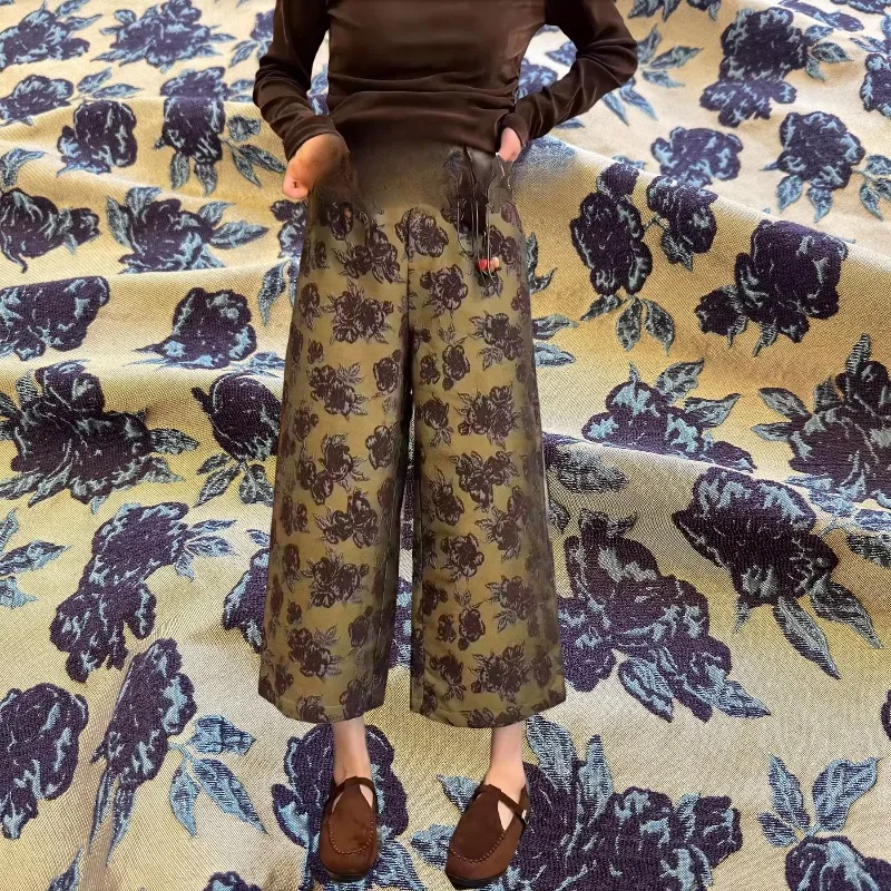 

Retro Jacquard Fabric European Style Windcoat Vest Brocade Fashion Clothing Design Fabrics for Diy Sewing Cloth By Meter