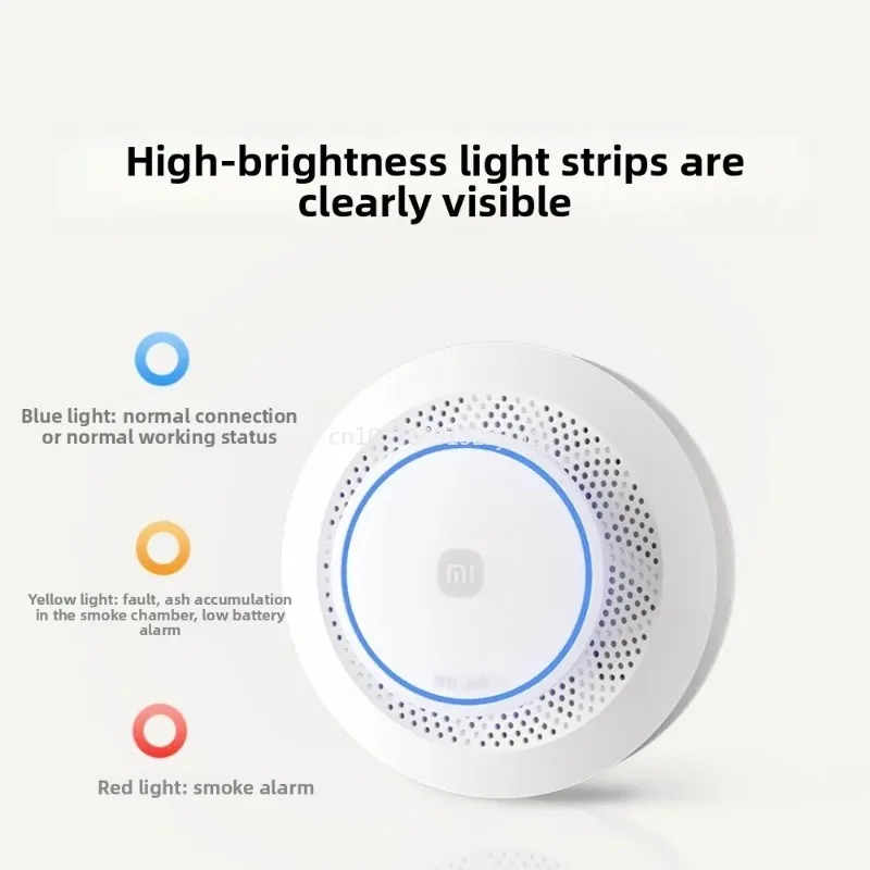 Xiaomi Smoke Detector 2 Honeywell Sensor Fire Alarm Audible Visual Alarm Smart Remote APP Smoke Detector Fire Prevention New