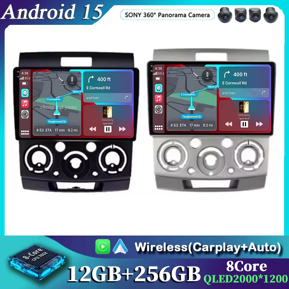

9 Android 15 Car Radio Stereo Ford Everest Ranger For Mazda BT50 BT-50 2006-2011 Multimedia Player CanPlay Autoradio Head Unit