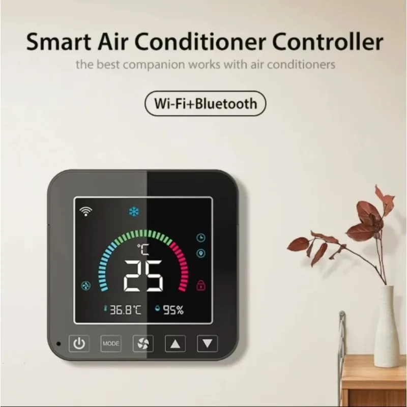 واي فاي ذكي درجة الحرارة والرطوبة شاشة الأشعة تحت الحمراء ترموستات تكييف الهواء العرض #2