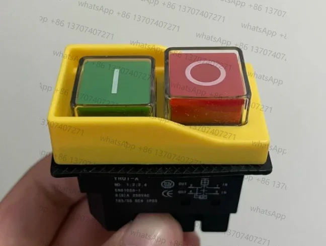 Interruptor Electromagnético Original Nuevo YH01-A, Interruptor de Botón a Prueba de Agua DZ04 Original, Botón de Arranque y Parada CK21/KJD17/KLD28A