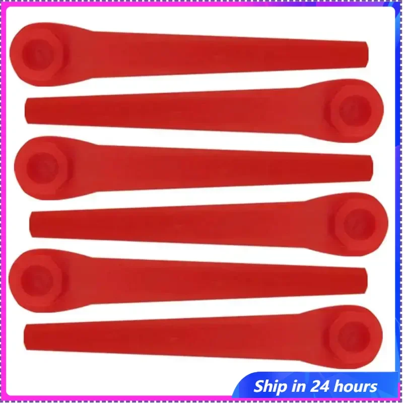

10Pcs Plastic Grass Trimmer Blades Replacement Lawn Mower Blade Garden Tool