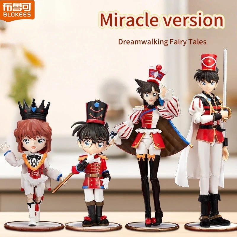 

BLOKEES Detective Conan Miracle Edition Dreamwalking Fairy Tale Jimmy Kudo Аниме Сборка ручной работы Модель Настольный орнамент Подарок