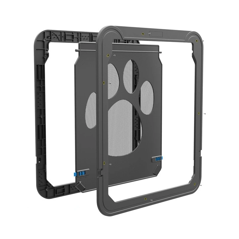 

Easy Install Home Lockable Outdoor Door Magnetic Self-Closing Function Sturdy Door For Dog Cats 37X42cm