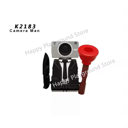 New KDL SWAT Skibidi Toilet Man Figures Anime Block Toys TvMan Titan Cameraman Speakerman Bricks Model Toy Birthday Gift - Image 78