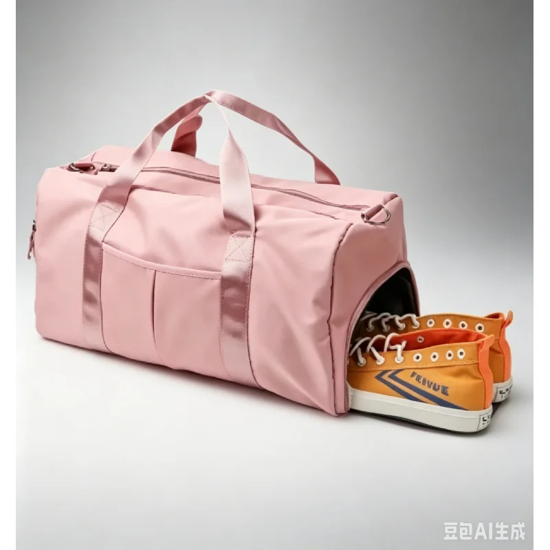 

Multifunctional Dry Wet Separation Fitness Bag, Waterproof Large Capacity Yoga Travel Duffel Bag for Men Women