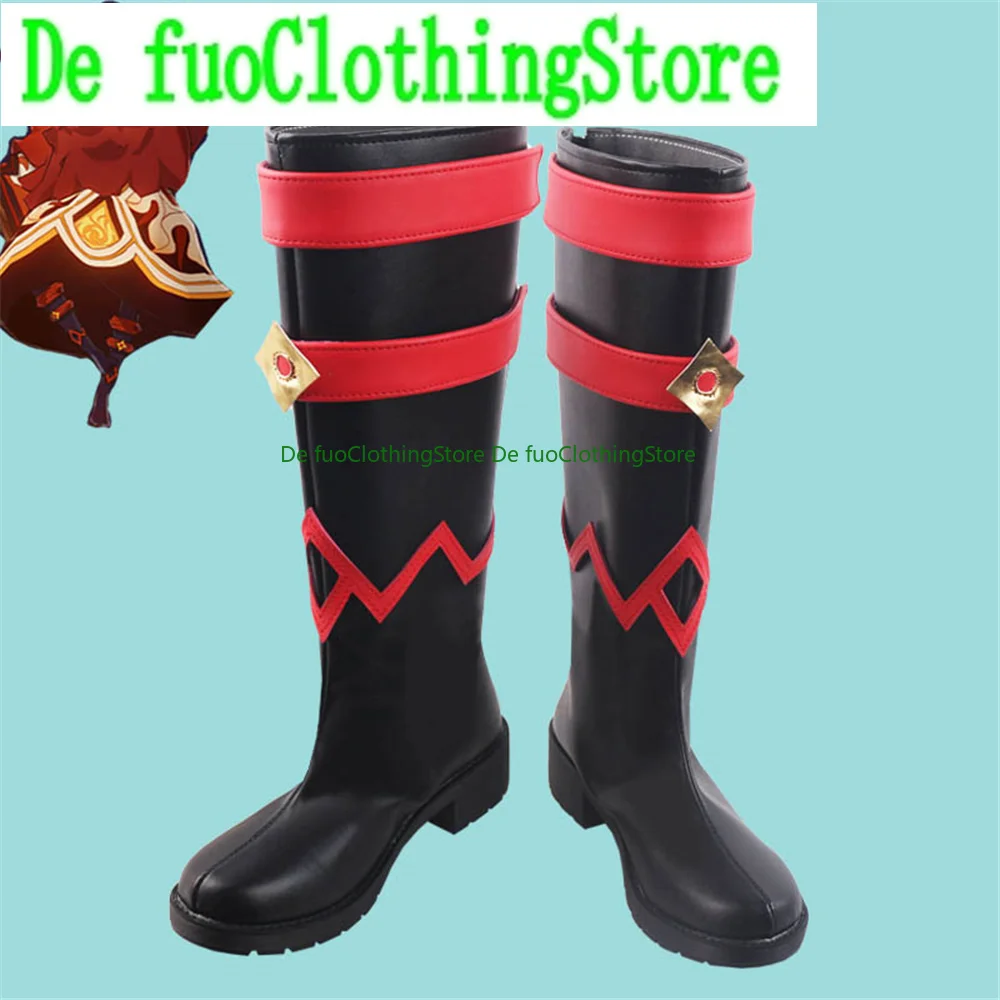 Defuo Genshin Impact Cos Pak Watersysteem Brandsysteem Ijs Systeem Halloween Kerst Spel Anime Karakter Party Props