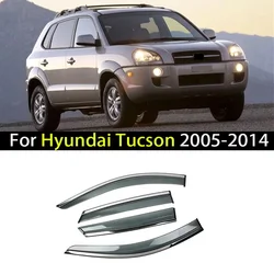 Car Window Visor For Hyundai Tucson 2005 2006 2007 2008 2010 2011-2014 Deflectors Window Rain Guard Weathershield Sun Rain Guard