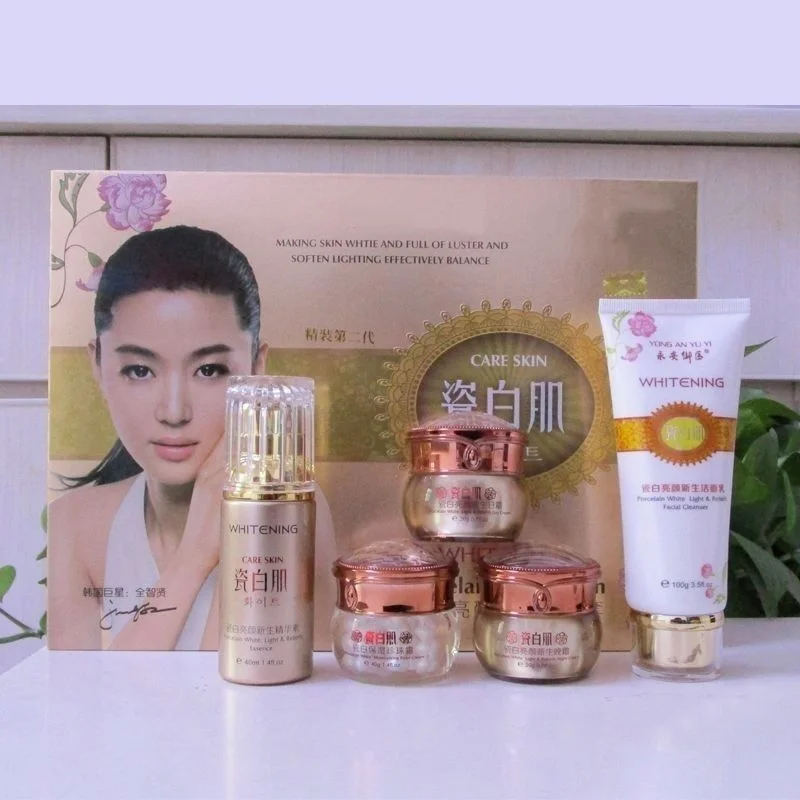Tightens and Brightens Whitening Reduce Dark Spots Skin Care Women Facial Moisturizer Set Repair Face Cream