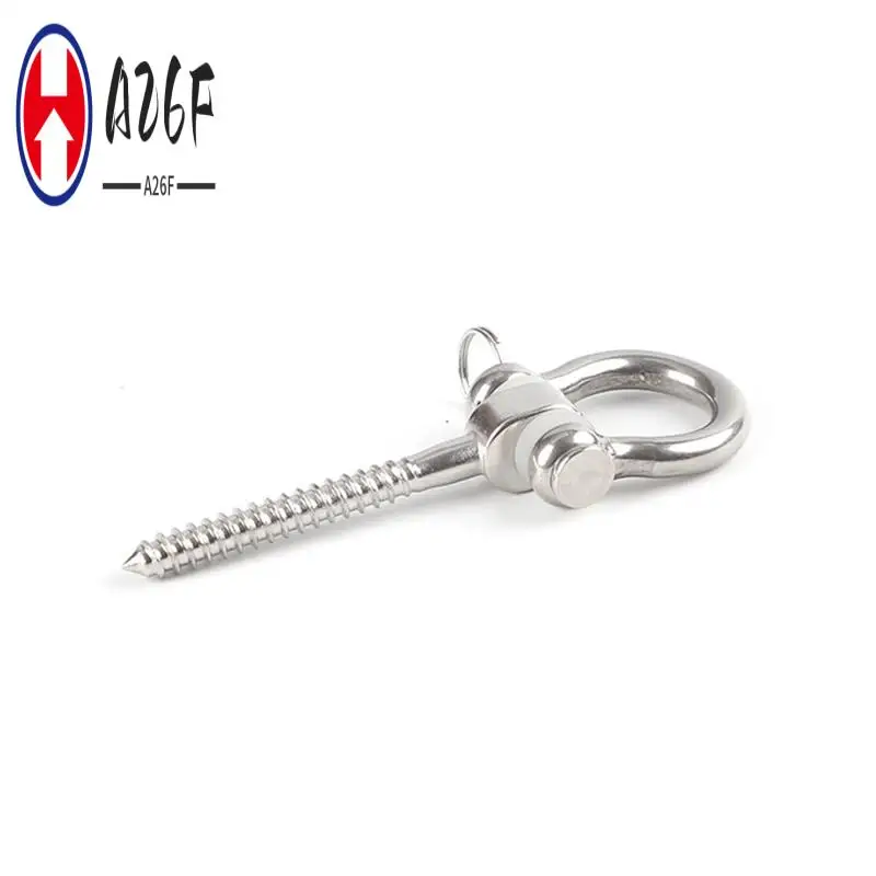 

A26F-Swing Hangers Swing Set Hooks M8 Heavy Duty 180° Stainless Steel Hammock Hooks 1800LB Capacity For Sandbag Hammock Chair Du