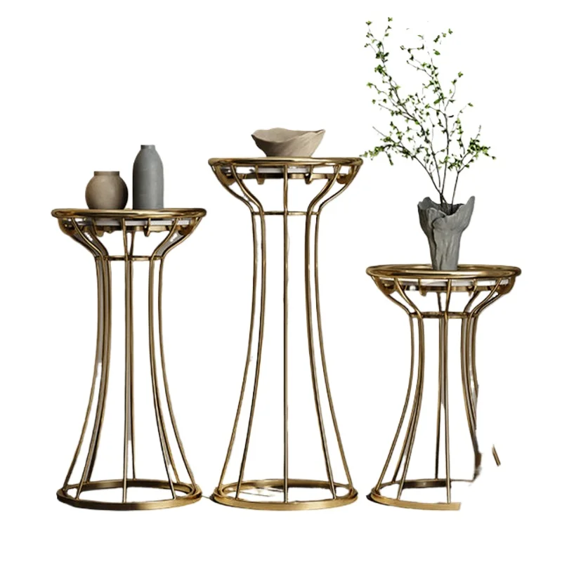

Living room decorative flower pot stand plant stand balcony stone rock slab flower stand