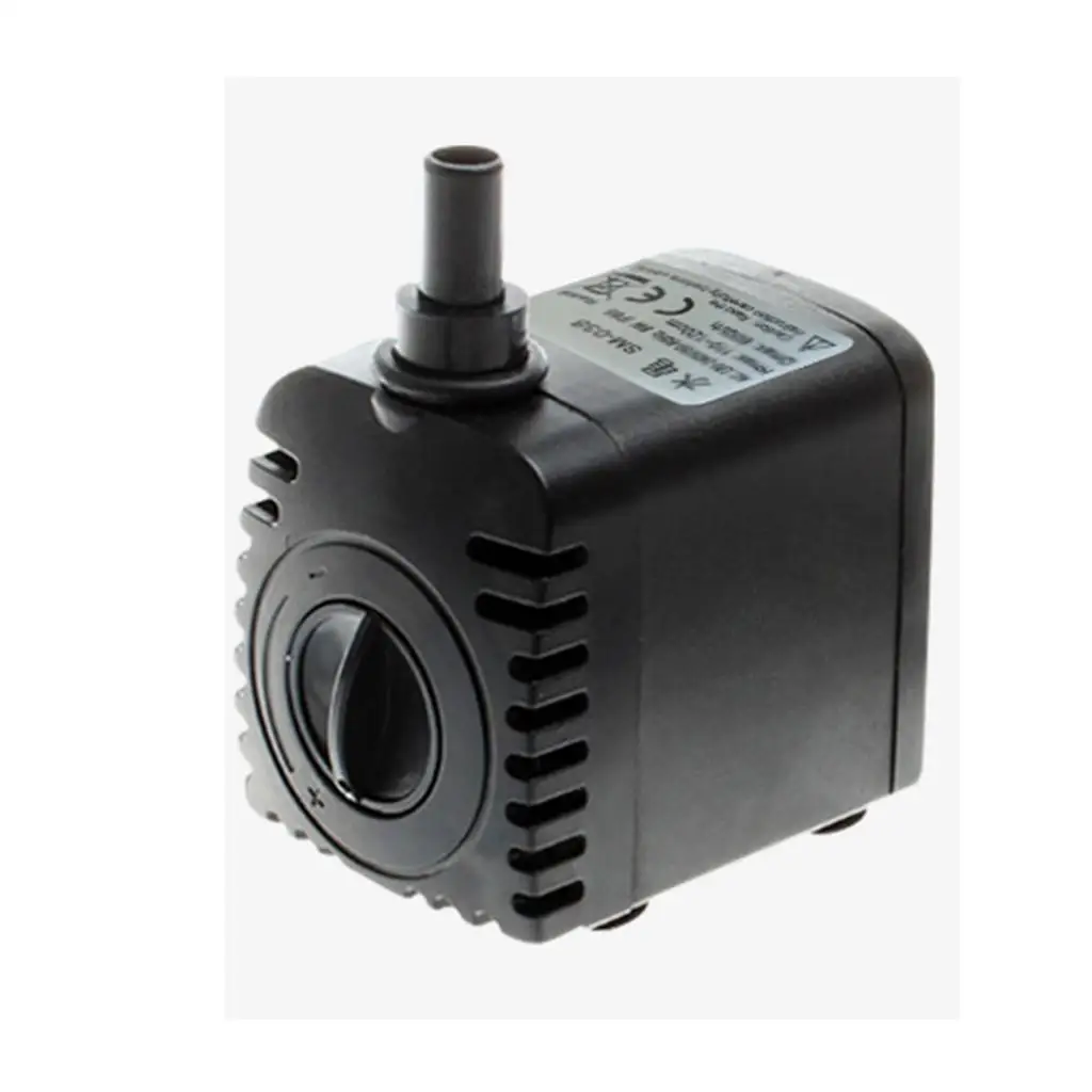 8W 600L/H 3.9ft ยกสูง Submersible Water Pump สําหรับ Fountain Aquarium Pond ถังปลา Hydroponic 220V EU Plug