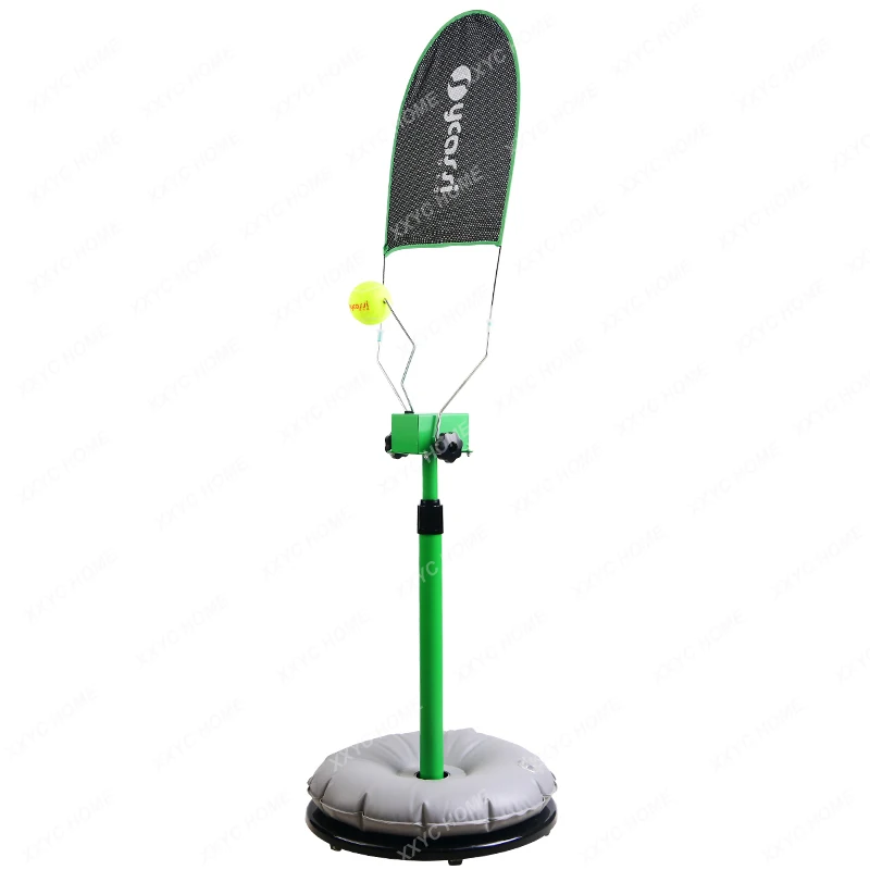 Tennis Trainer Portable Rotating Tennis Training Simulator Serve Volley Beginner Single Swing Device