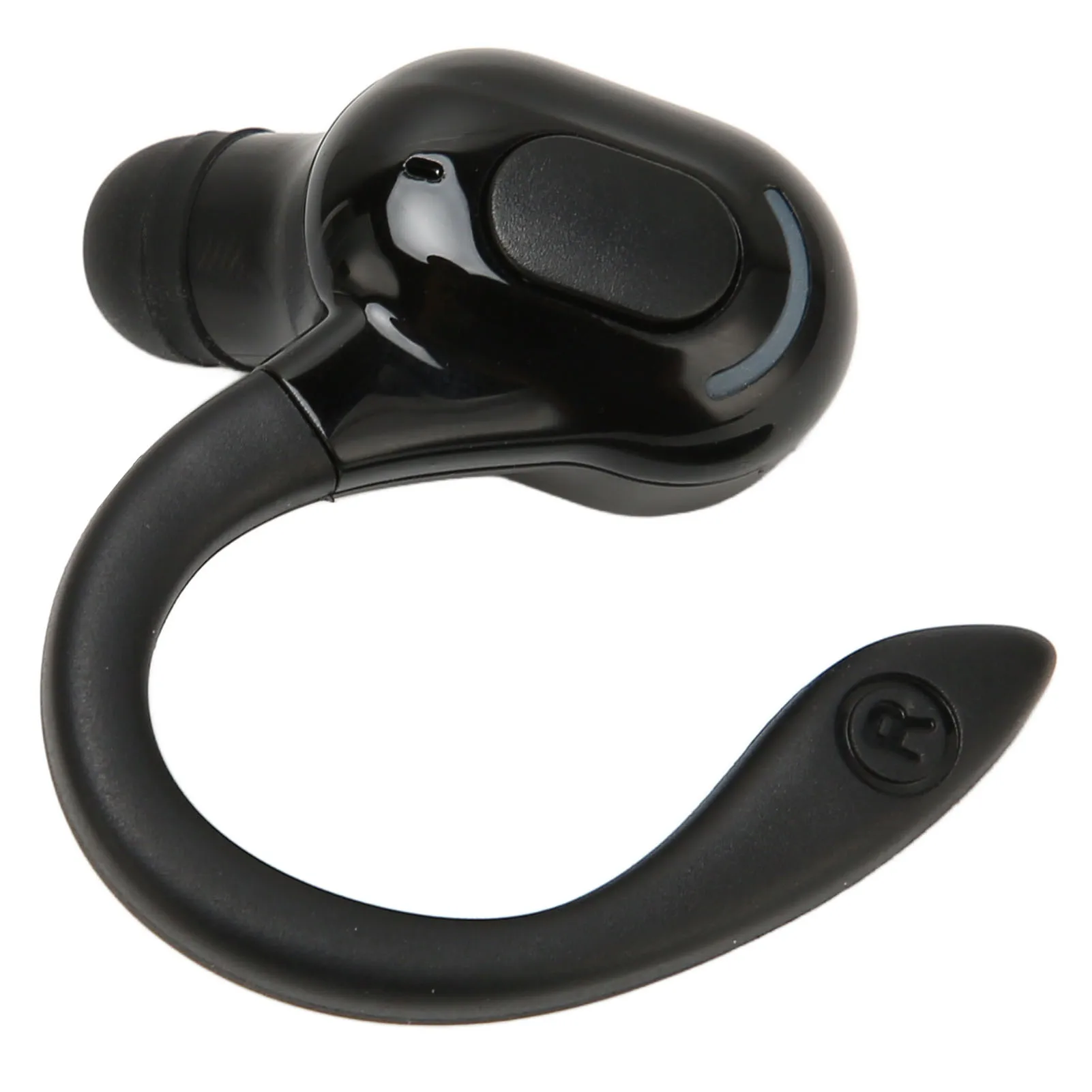 Single Ear Bluetooth Headset IPX4 Waterproof USB Charging Mono Wireless Earpiece 20H Playtime for Running Driving Gym Sport