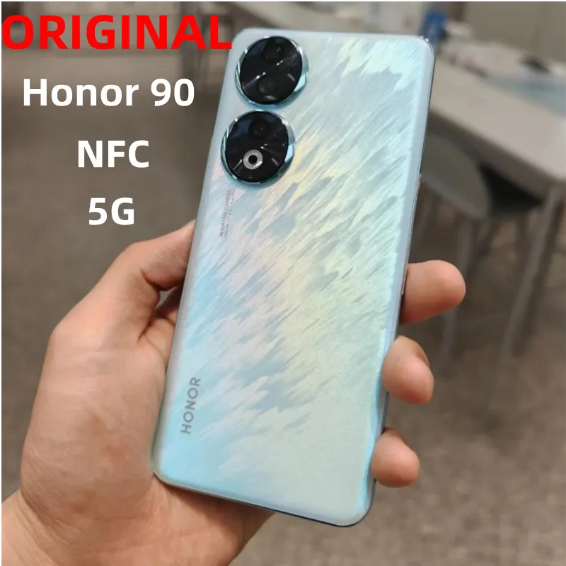 

HONOR 90 5G Smartphone 200MP Main Camera 66W Superfast Charing 120Hz NFC 6.7" Curved OLED Display EIS&AI Vlog Cellphone