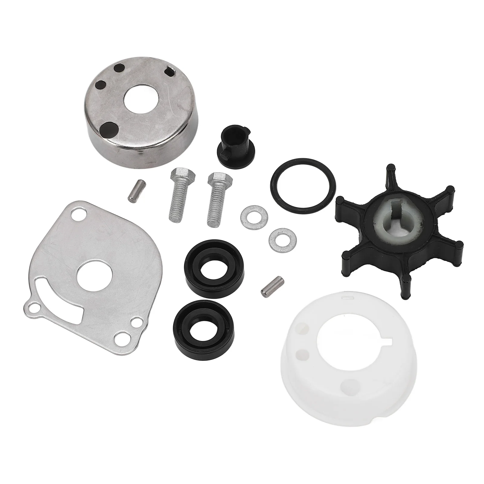 

14PCS Water Pump Impeller Repair Kit 6A1 W0078 02 - High Performance, Efficient - for 2 HP 2 STROKE - Marine Accessory