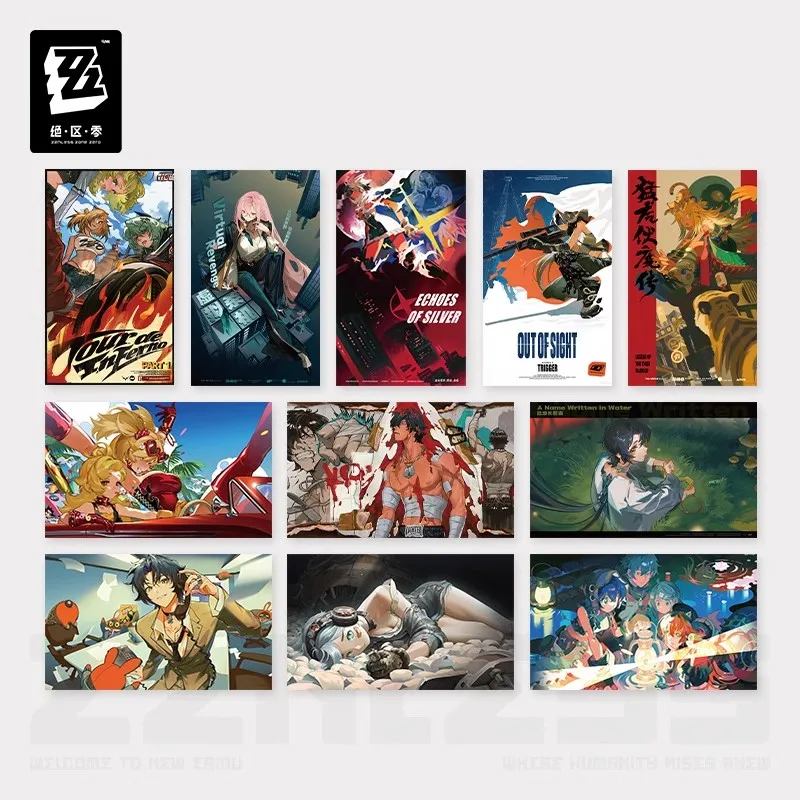 

[Pre-sale] Official Zenless Zone Zero Genuine Anime RandomPlay Video Tape Series Game Merchandise Collectible Poster, Issue 4